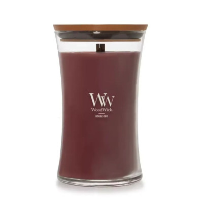 WoodWick Rouge Oud Large Ароматическая свеча с ароматом розы и специй Большая