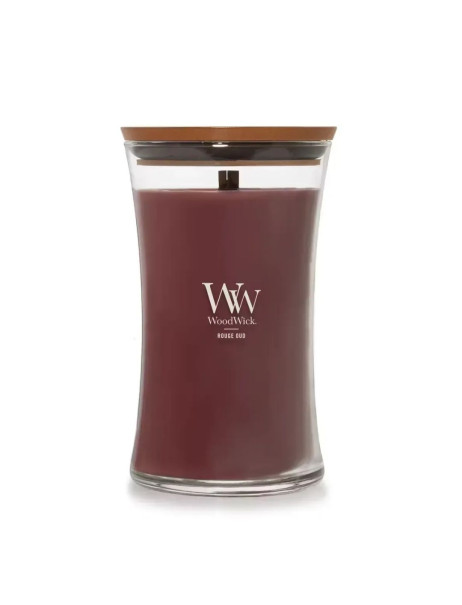 WoodWick Rouge Oud Large Ароматическая свеча с ароматом розы и специй Большая