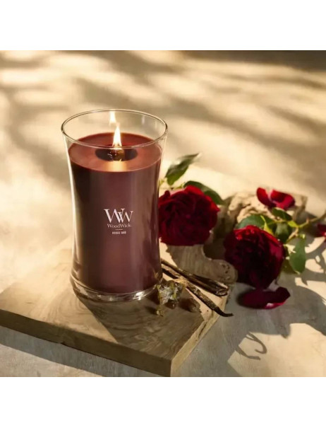WoodWick Rouge Oud Large Ароматическая свеча с ароматом розы и специй Большая