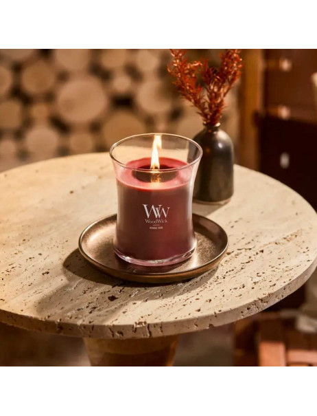 WoodWick Rouge Oud Medium Ароматична свічка з ароматом троянди та спецій Середня