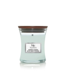 WoodWick Sagewood & Seagrass Mini Ароматична свічка з нотами шавлії, океану та кедра Міні - Написати відгук