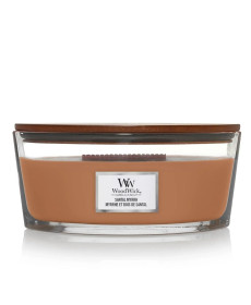 WoodWick Santal Myrrh Ellipse Ароматична свічка з нотами червоного дерева, евкаліпта та амбри Еліпс - Написати відгук