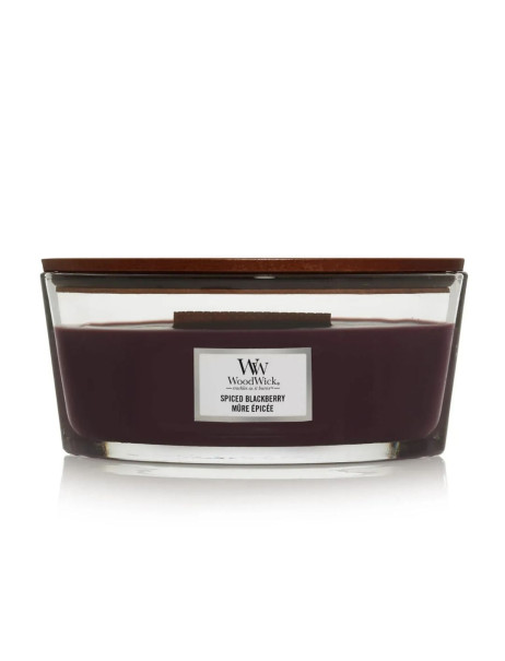 WoodWick Spiced Blackberry Ellipse Ароматическая свеча с ароматом ежевики с корицей Эллипс