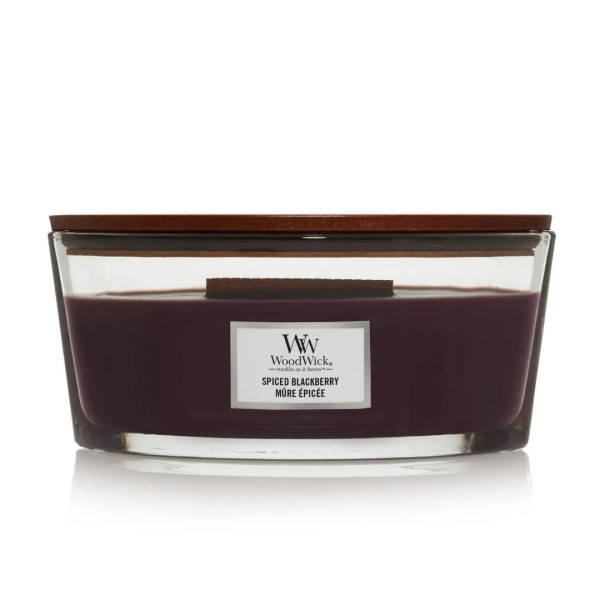 WoodWick Spiced Blackberry Ellipse Ароматична свічка з ароматом ожини з корицею Еліпс