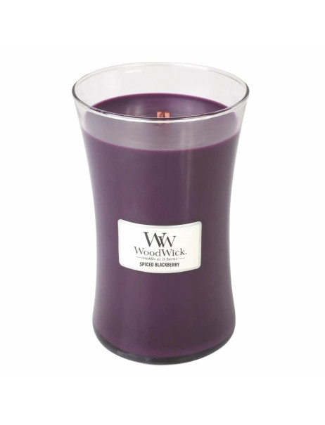WoodWick Spiced Blackberry Large Ароматична свічка з ароматом ожини з корицею Велика