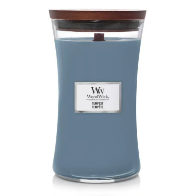 WoodWick Tempest Large Ароматическая свеча с морской солью и жемчужинами Большая