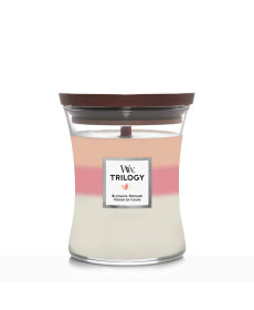 WoodWick Trilogy Blooming Orchard Medium Ароматична свічка з ніжними нотами Середня - Написати відгук