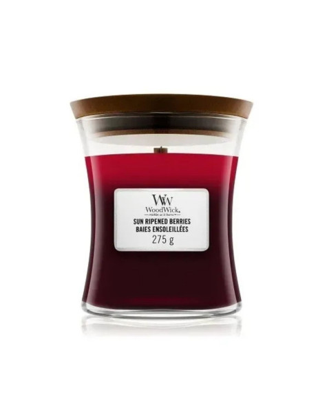 WoodWick Trilogy Sun Ripened Berries Medium Ароматична свічка з тришаровим ароматом Середня