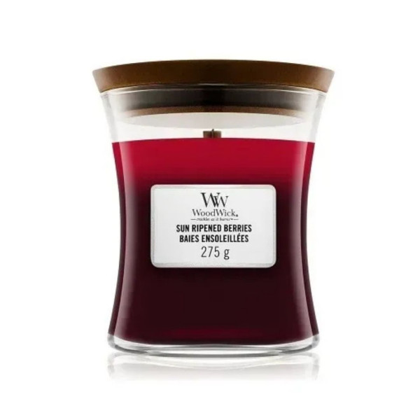 WoodWick Trilogy Sun Ripened Berries Medium Ароматична свічка з тришаровим ароматом Середня