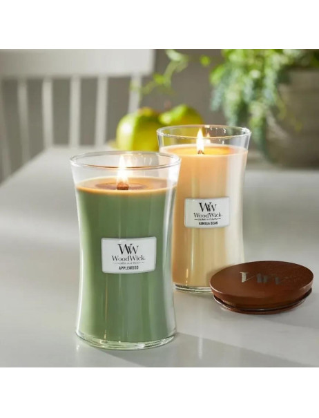 WoodWick Vanilla Bean Large Ароматична свічка з ароматом чистої ванілі Велика