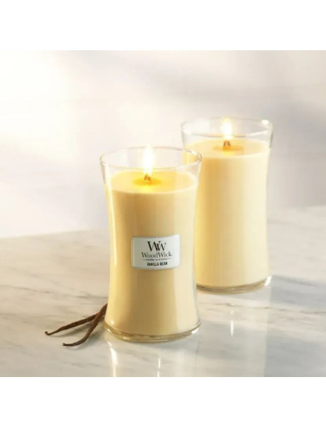 WoodWick Vanilla Bean Large Ароматична свічка з ароматом чистої ванілі Велика