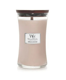 WoodWick Vanilla & Sea Salt Large Ароматическая свеча с ароматом ванили и морской соли Большая - Написать отзыв