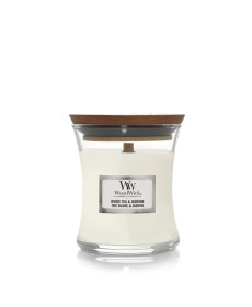 WoodWick White Tea & Jasmine Mini Ароматична свічка з ніжним ароматом Міні - Написати відгук