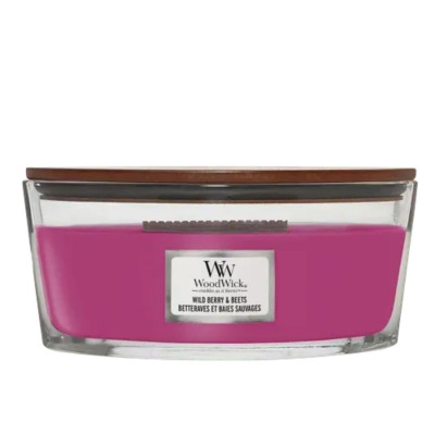 WoodWick Wild Berry & Beets Ellipse Ароматическая свеча с ароматом свеклы, ягод и апельсина Эллипс
