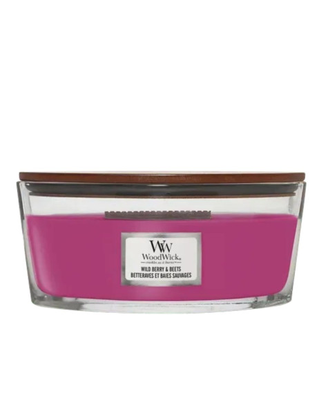 WoodWick Wild Berry & Beets Ellipse Ароматична свічка з ароматом буряка, ягід та апельсину Еліпс