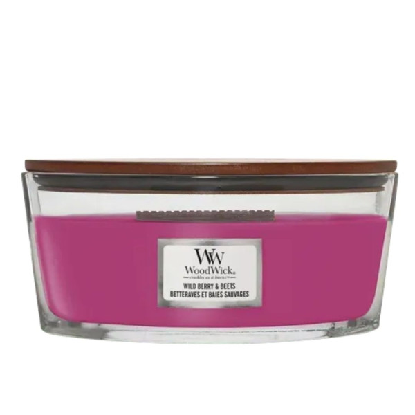 WoodWick Wild Berry & Beets Ellipse Ароматична свічка з ароматом буряка, ягід та апельсину Еліпс
