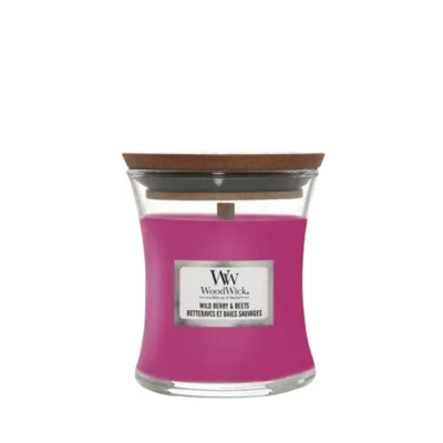 WoodWick Wild Berry & Beets Mini Ароматична свічка з ароматом буряка, ягід та апельсину Міні