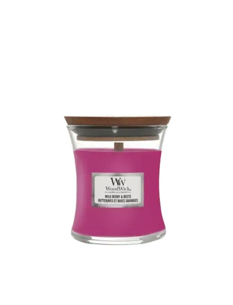 WoodWick Wild Berry & Beets Mini Ароматична свічка з ароматом буряка, ягід та апельсину Міні