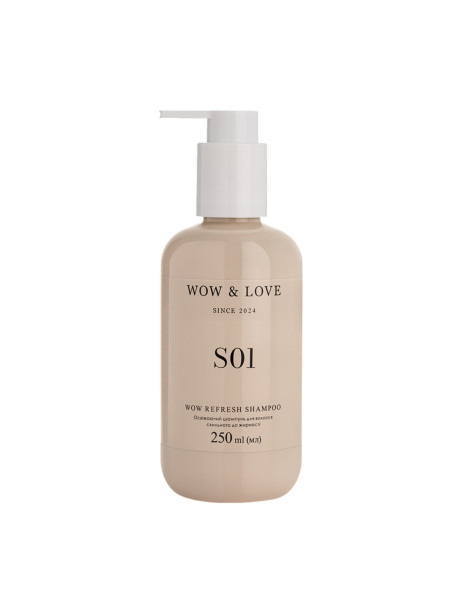 Wow & Love Wow Refresh Shampoo Освежающий шампунь для волос, склонных к жирности