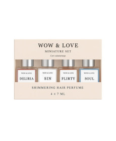 Wow & Love Miniature Set Shimmering Hair Parfume Набір мініатюр парфум-блиску для волосся - Написати відгук