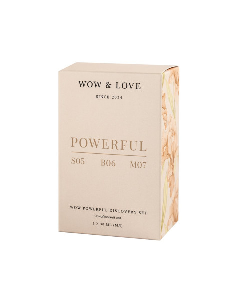 Wow & Love Powerful Discovery Set Набір для відновлення сухого та пошкодженого волосся