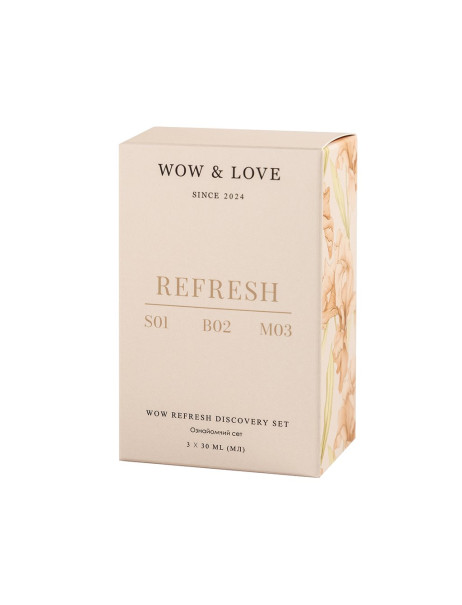 Wow & Love Refresh Discovery Set Набір для комплексного догляду за волоссям