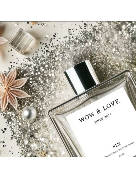 Wow & Love Sin Шимерный парфюм-блеск для волос