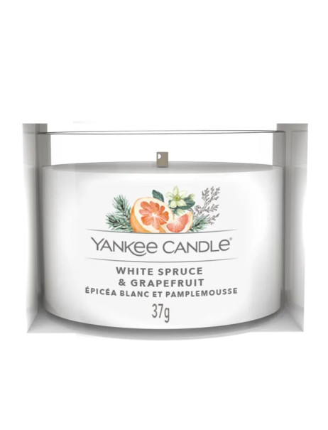 Yankee Candle White Spruce & Grapefruit Mini Ароматична свічка Біла ялина та грейпфрут Міні