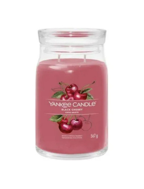 Yankee Candle Black Cherry Large Ароматическая свеча Черная вишня Большая