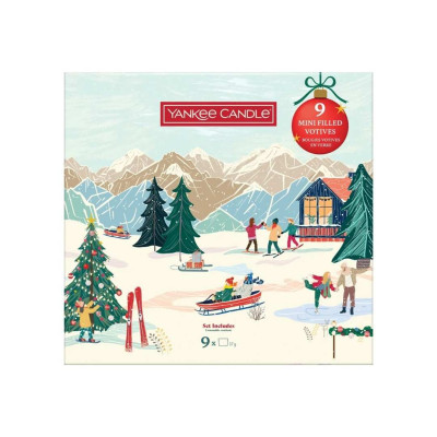 Yankee Candle Christmas 9 Mini Filled Votives Подарочный набор из 9 свечей