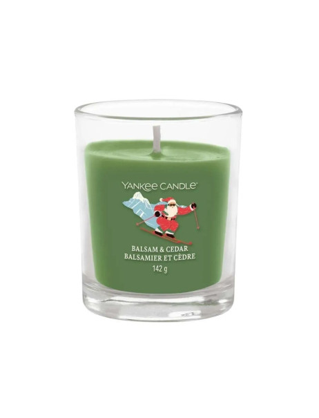 Yankee Candle Christmas Tumbler Set Подарочный набор из 3 стеклянных свечей