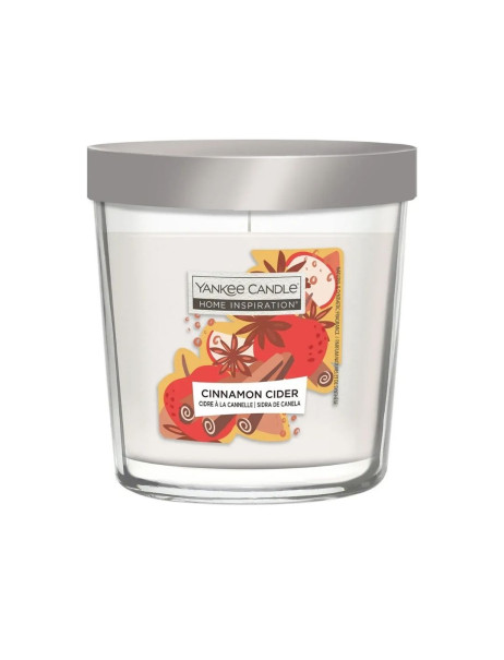 Yankee Candle Cinnamon Cider Home Inspiration Value Tumbler Ароматическая свеча Сидр с корицей Средняя