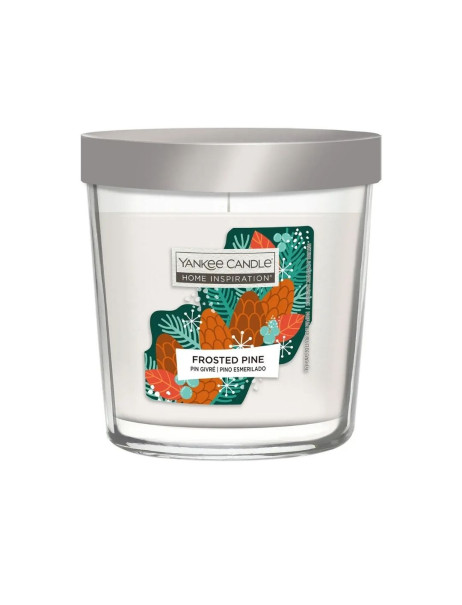 Yankee Candle Frosted Pine Home Inspiration Value Tumbler Ароматична свічка Морозная сосна Средняя