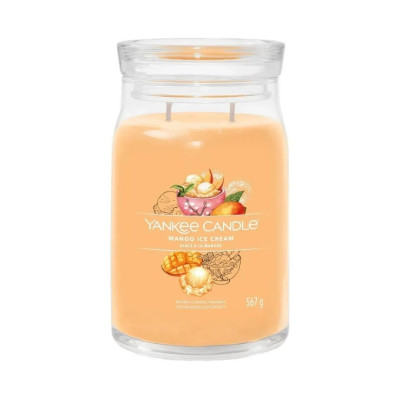 Yankee Candle Mango Ice Cream Large Ароматична свічка Мангове морозиво Велика