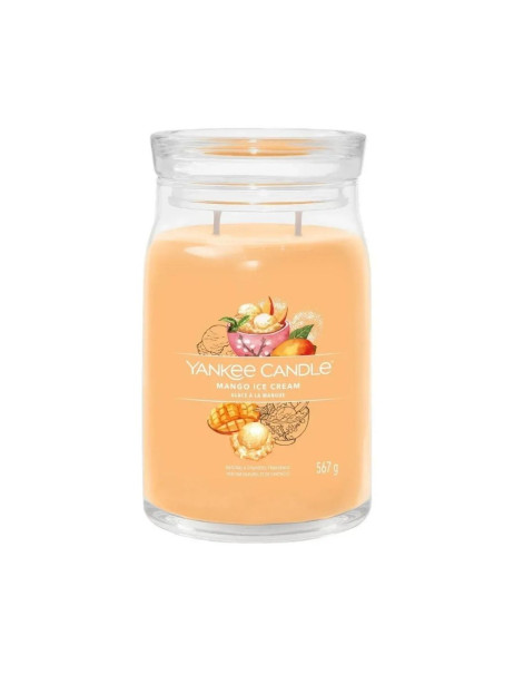 Yankee Candle Mango Ice Cream Large Ароматична свічка Мангове морозиво Велика