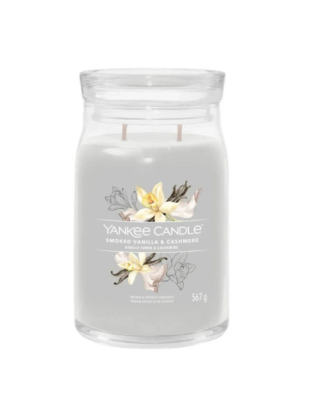 Yankee Candle Smoked Vanilla & Cashmere Large Ароматична свічка Копчена ваніль та кашемір Велика