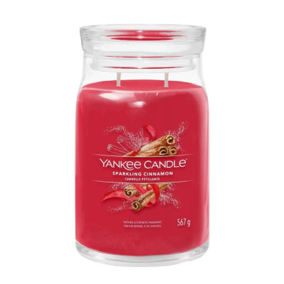 Yankee Candle Sparkling Cinnamon Large Ароматична свічка Ігриста кориця Велика