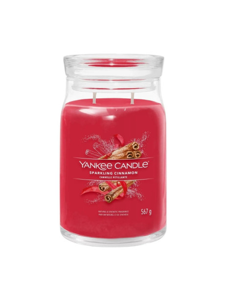 Yankee Candle Sparkling Cinnamon Large Ароматична свічка Ігриста кориця Велика