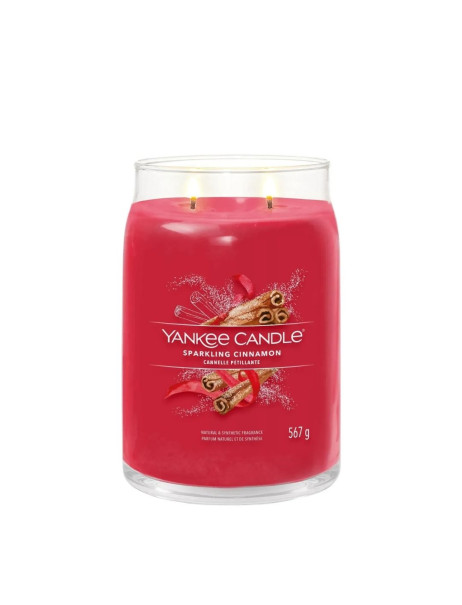 Yankee Candle Sparkling Cinnamon Large Ароматична свічка Ігриста кориця Велика