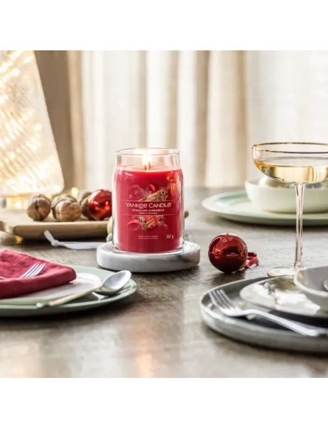 Yankee Candle Sparkling Cinnamon Large Ароматична свічка Ігриста кориця Велика