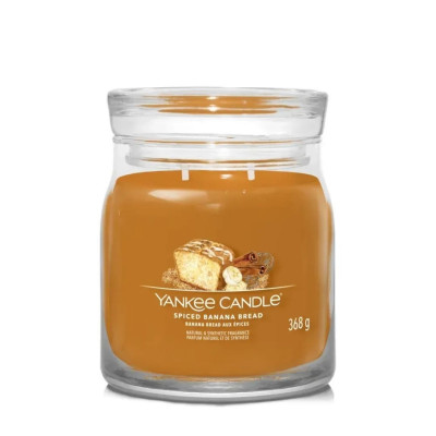 Yankee Candle Spiced Banana Bread Medium Ароматична свічка Банановий хліб зі спеціями Середня