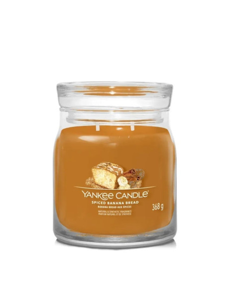 Yankee Candle Spiced Banana Bread Medium Ароматична свічка Банановий хліб зі спеціями Середня
