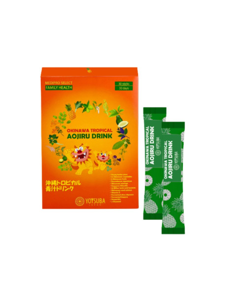 Yotsuba Japan Okinawa Tropical Aojiru drink Аоджиру