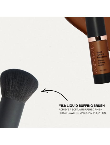 Youngblood YB3 Liquid Buffing Brush Кисть для нанесения тона и корректоров