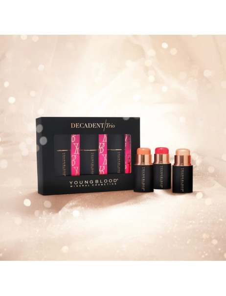 Youngblood Decadent Trio In Peach Набір 