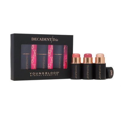 Youngblood Decadent Trio In Pink Набор "Декадентское трио - Розовый"