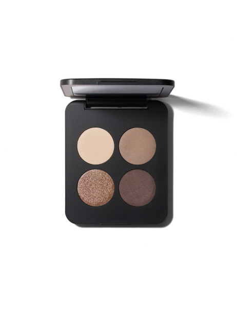 Youngblood Pressed Mineral Eyeshadow Quad Taupe Smoke Мінеральні тіні для повік